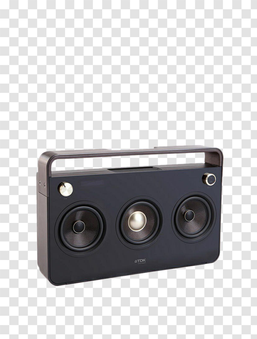 Industrial Design Boombox Radio - Cartoon Transparent PNG