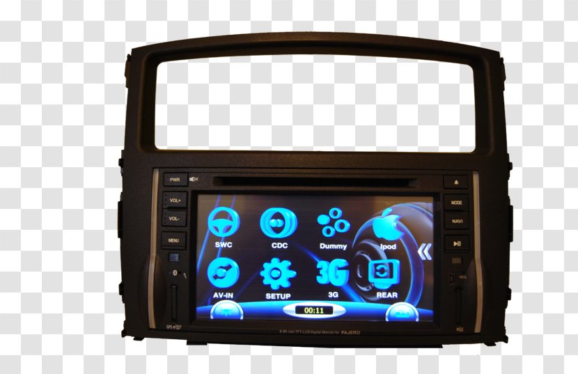 Mitsubishi Motors Multimedia Display Device Media Player Transparent PNG