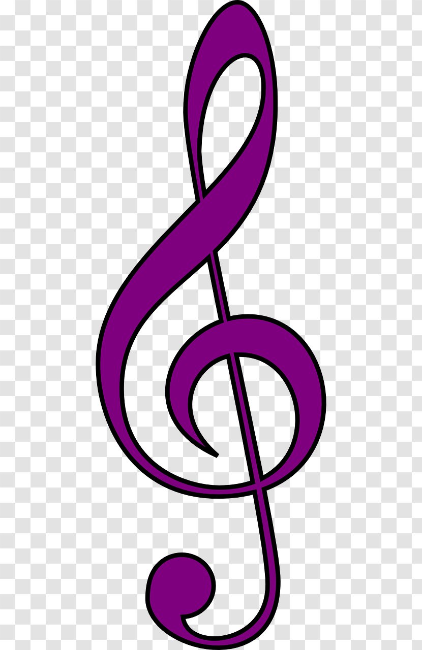 Clef Treble Musical Note Drawing - Flower Transparent PNG