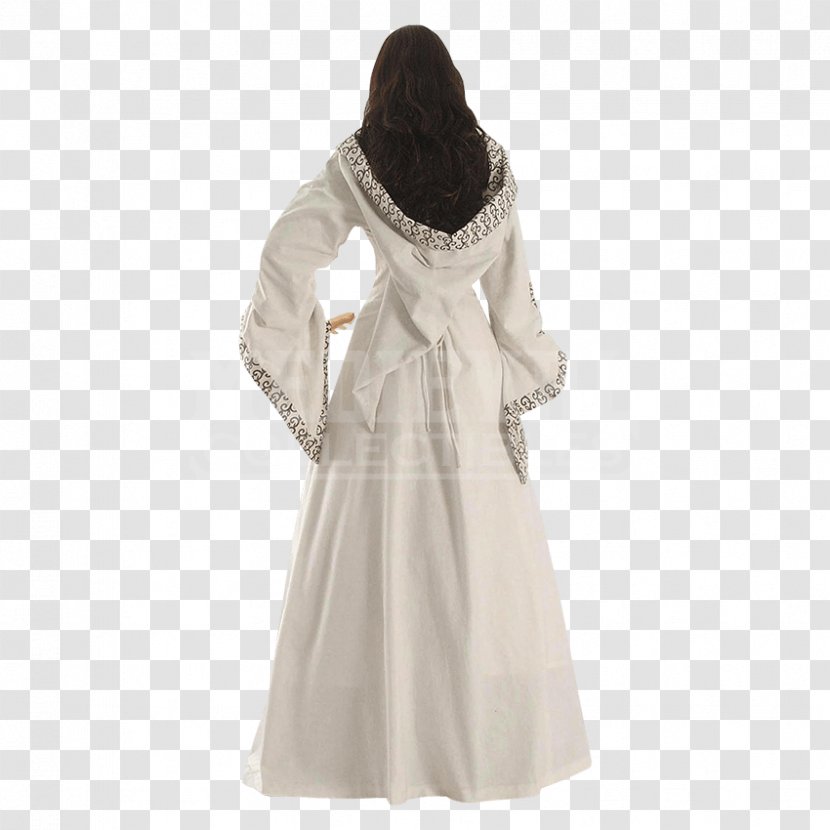 The Dress White Middle Ages Gown - Renaissance Transparent PNG