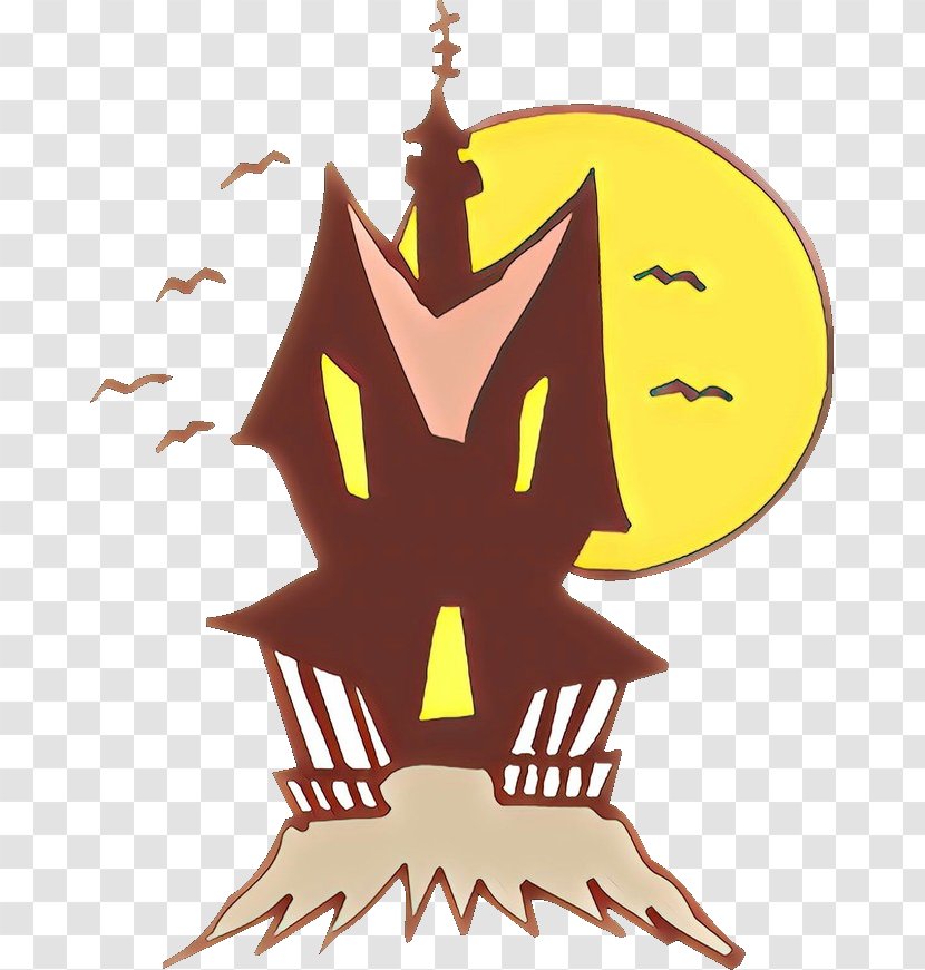 Haunted House Cartoon - Drawing - Fictional Character Tree Transparent PNG