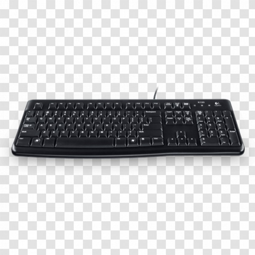 Computer Keyboard Mouse Logitech K120 USB - Usb Transparent PNG
