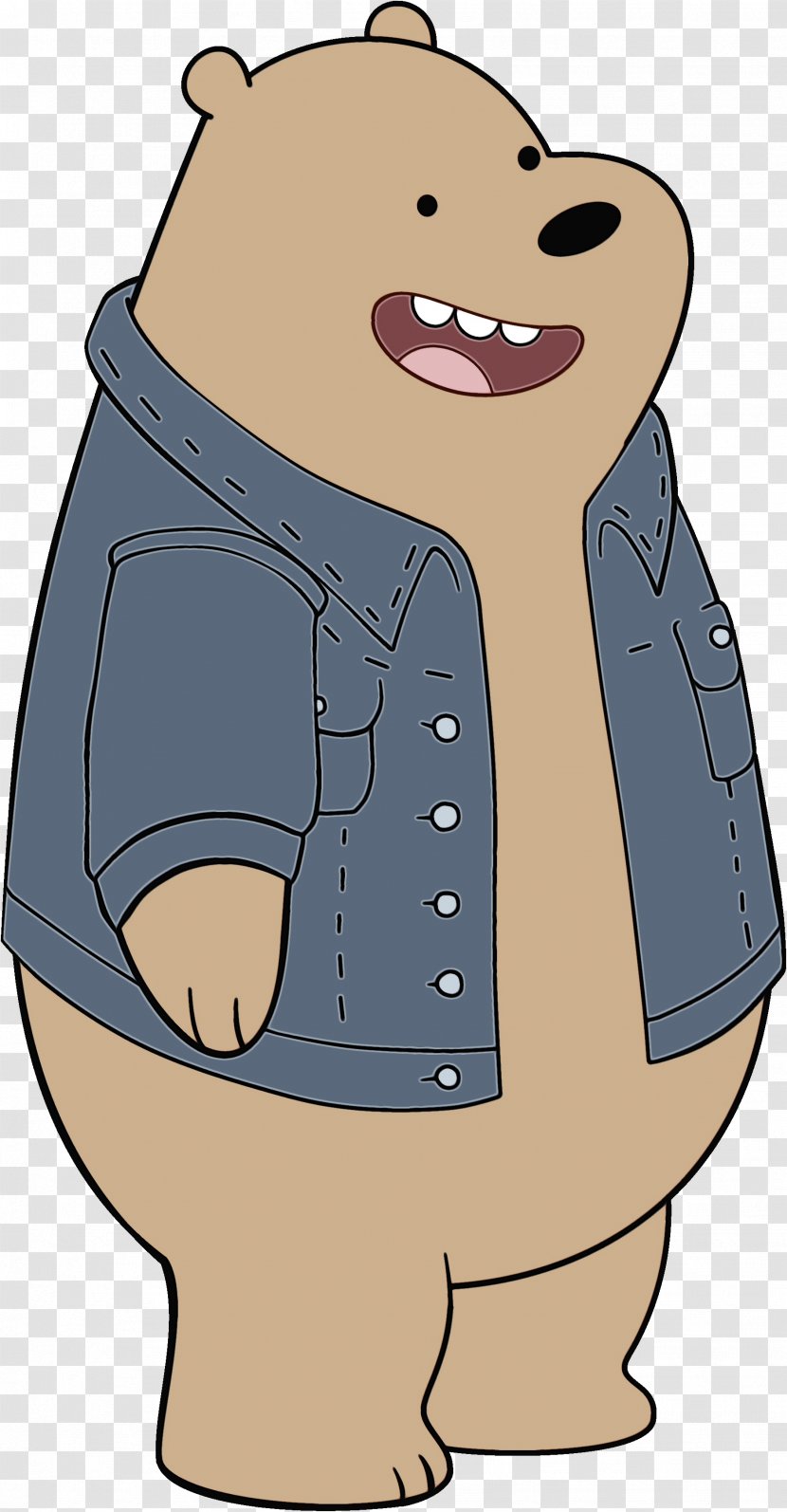 Bear Cartoon - Paint - Potato Transparent PNG