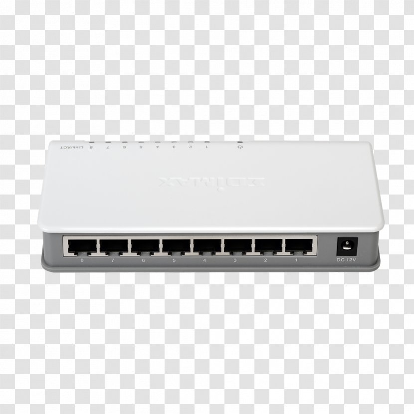Gigabit Ethernet Network Switch Computer Port - Power Over - Electronics Transparent PNG