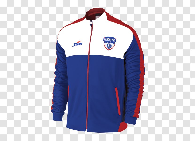 Sports Fan Jersey Bengaluru FC Bluza Jacket Polar Fleece - White - Anthem Transparent PNG