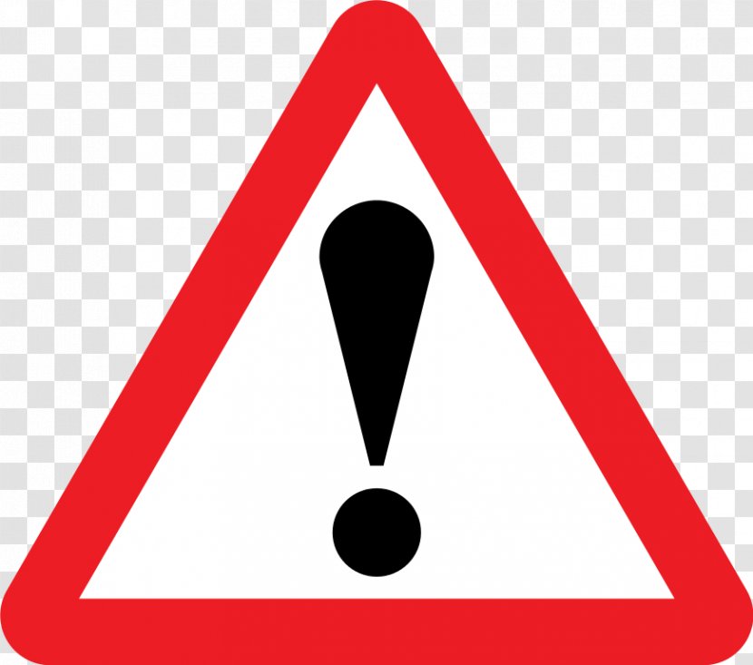 Warning Sign Traffic Hazard Safety - Signs Transparent PNG