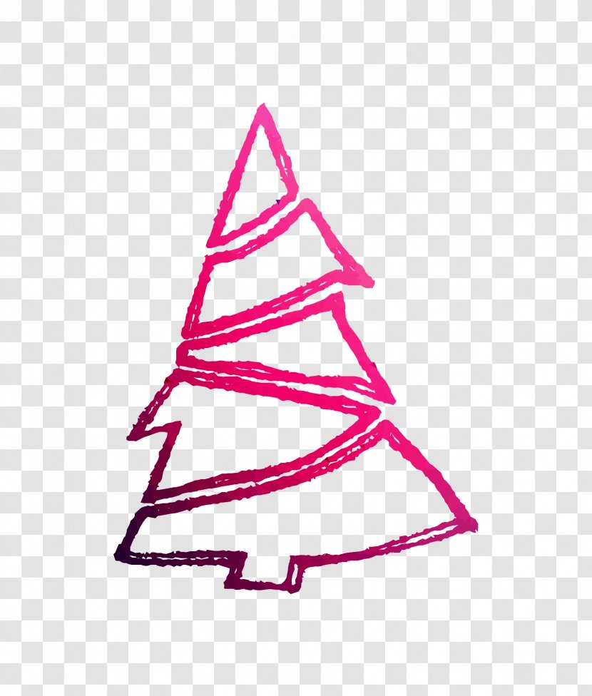 Christmas Day Tree Ausmalbild Garland Market - Magenta Transparent PNG