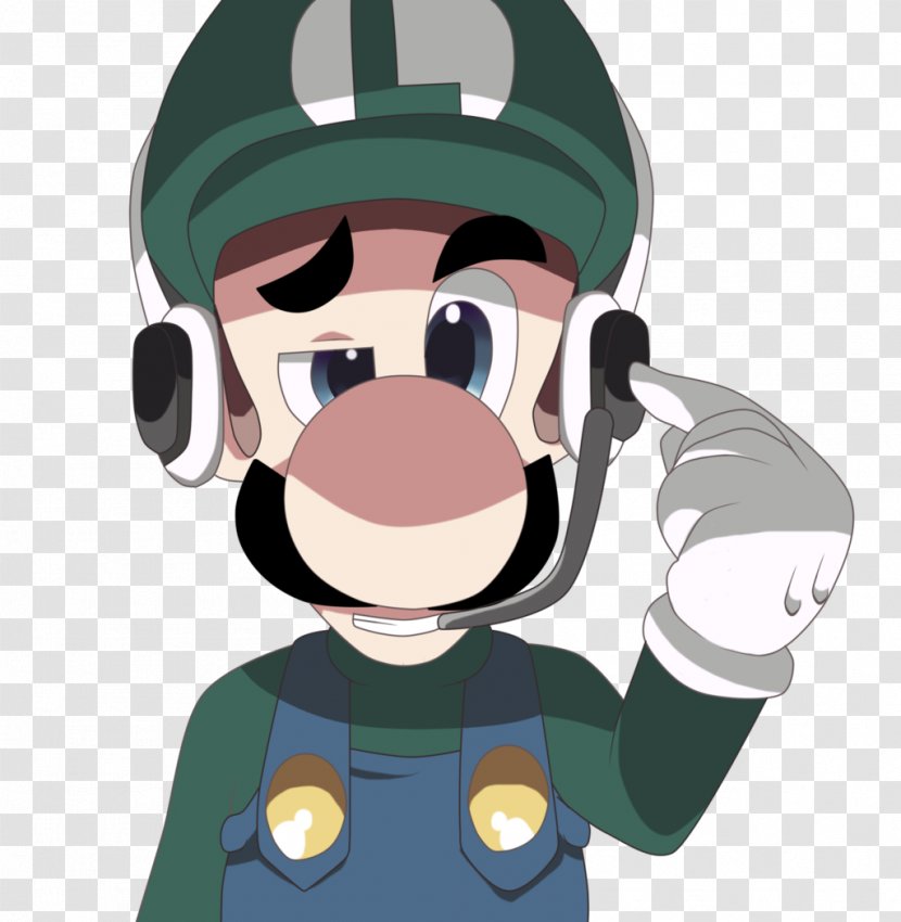Luigi Super Paper Mario Video Game Smash Flash Nintendo - Finger Transparent PNG