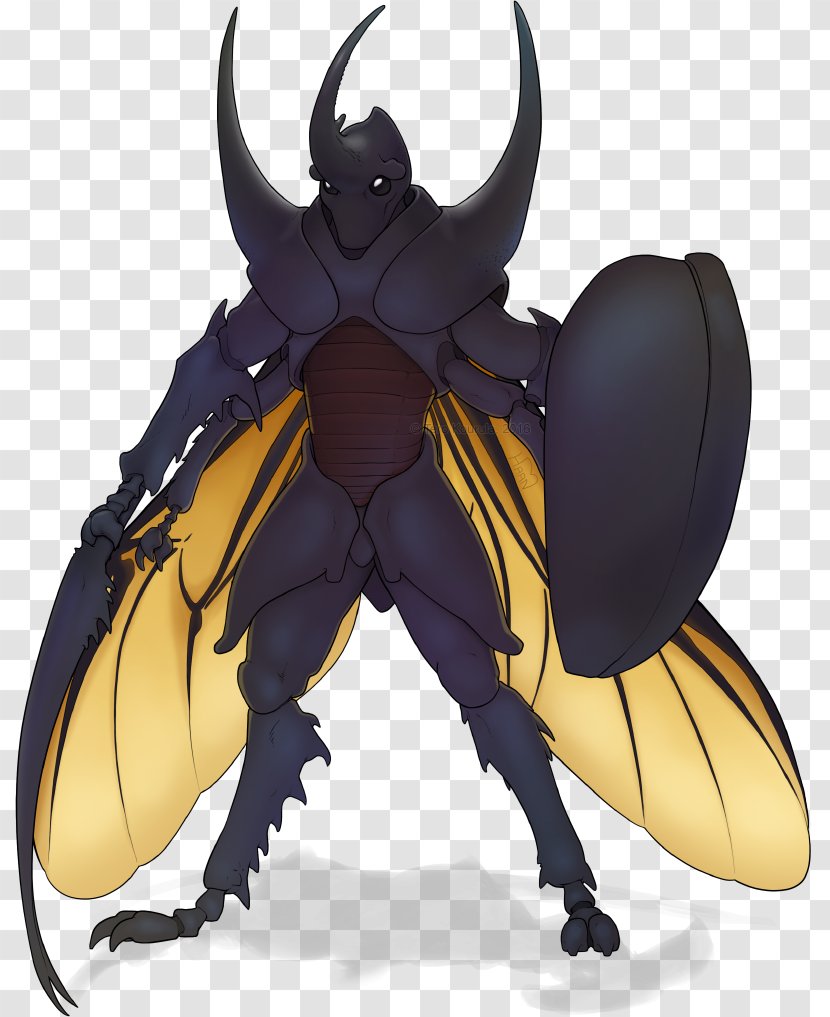 Rhinoceros Beetles Atlas Beetle Hercules - Digital Art - Rhinocerous Transparent PNG