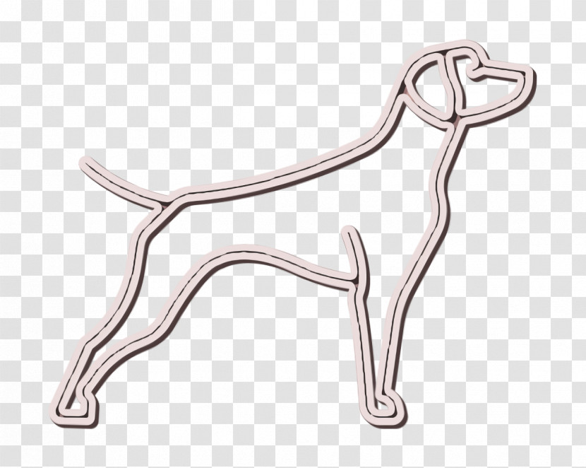 Kurzhaar Icon Dog Icon Dog Breeds Fullbody Icon Transparent PNG