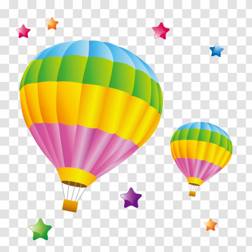 Hot Air Ballooning - Yellow - Color Parachute Transparent PNG