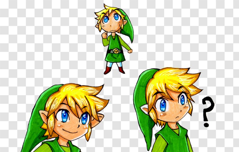 Link The Legend Of Zelda: Phantom Hourglass Drawing - Cartoon - Mobile Transparent PNG