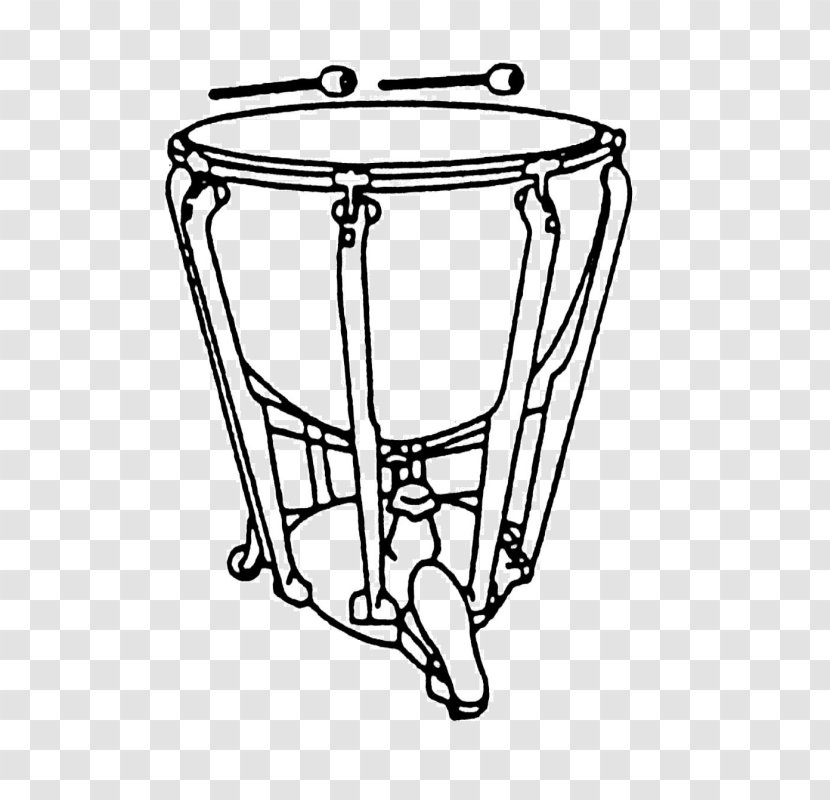 Snare Drums Line Art Drawing Drum Kits - Cartoon Transparent PNG