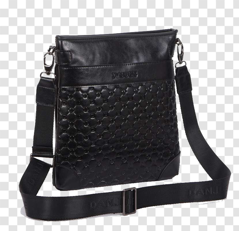 Messenger Bags Handbag Backpack Shoulder - Bag - Simple Black Transparent PNG