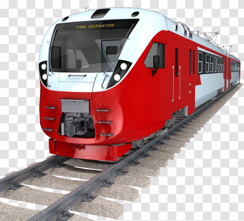 Train Rail Transport Track High-speed - Rolling Stock Transparent PNG