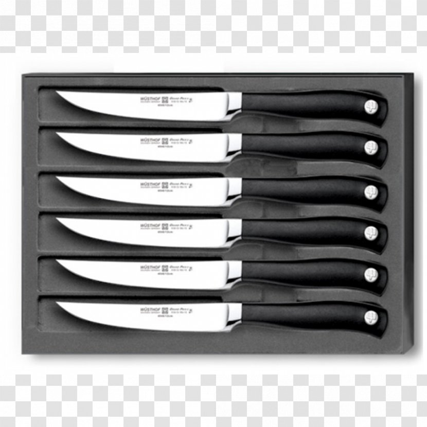 Steak Knife Wüsthof Cutlery Kitchen Knives - Set Transparent PNG