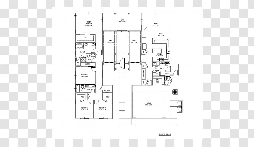 Floor Plan Island Palm Communities House Square Foot Open Transparent PNG