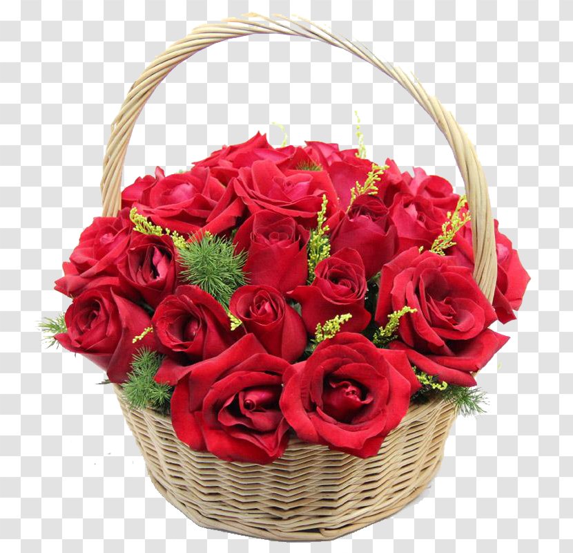Beach Rose Flower - Gift Basket Transparent PNG