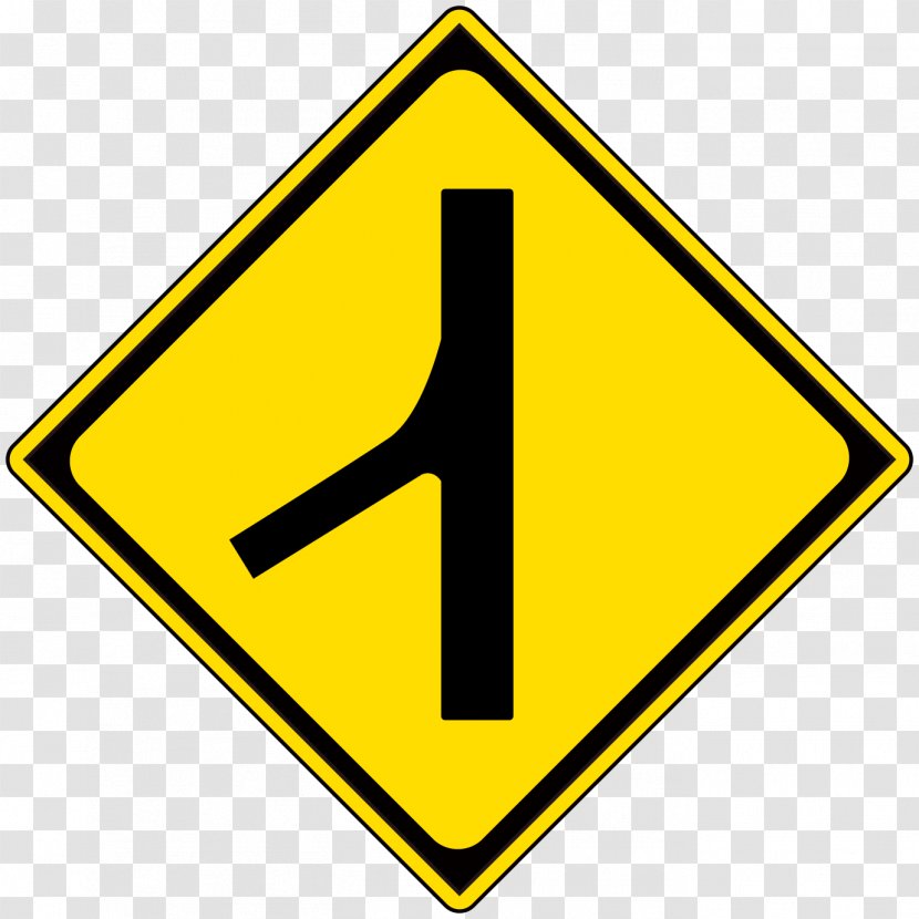 Joint Intersection Road Signs. - Yellow Transparent PNG