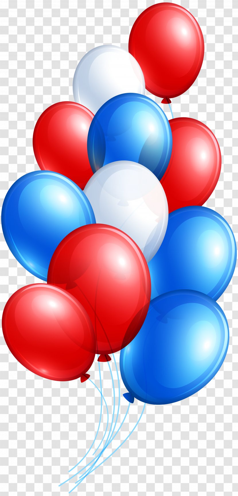 Independence Day Symbol Clip Art - Royalty Free - 4th July Balloon Bunch Image Transparent PNG