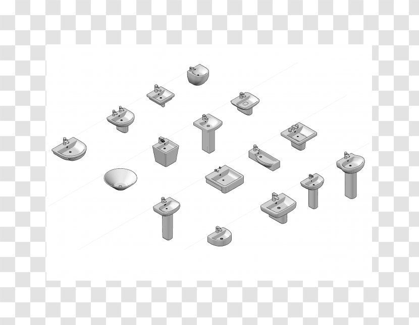 Computer-aided Design AutoCAD Bathroom .dwg - Computer Hardware - 3d Model Home Transparent PNG