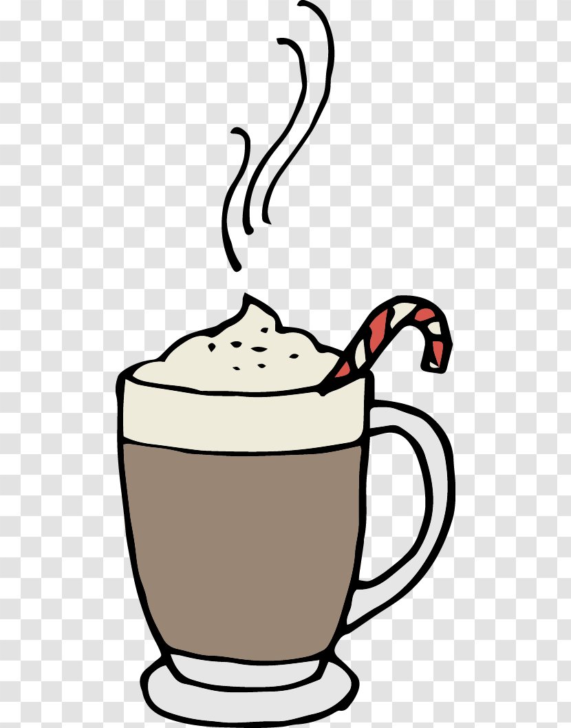 Ice Cream Milkshake Coffee Tea - Drinkware - Vector Cartoon Winter Cold Transparent PNG