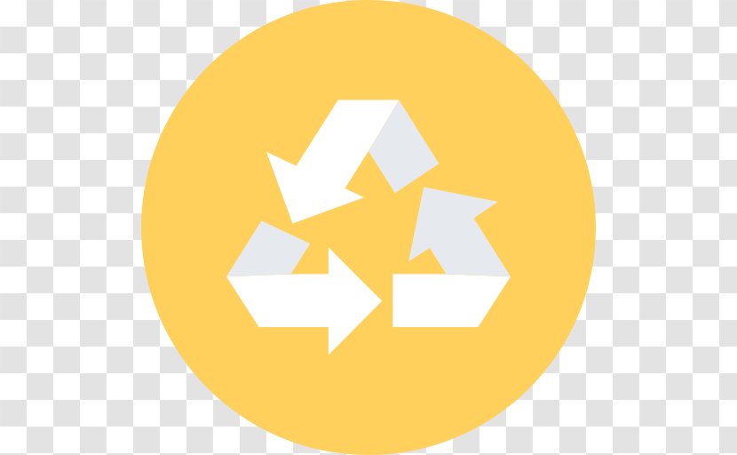 Logo Management Marketing Service - Orange - Recycle Icon Transparent PNG