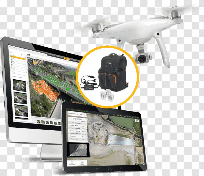 Unmanned Aerial Vehicle Surveyor Phantom Map Computer Software Transparent PNG