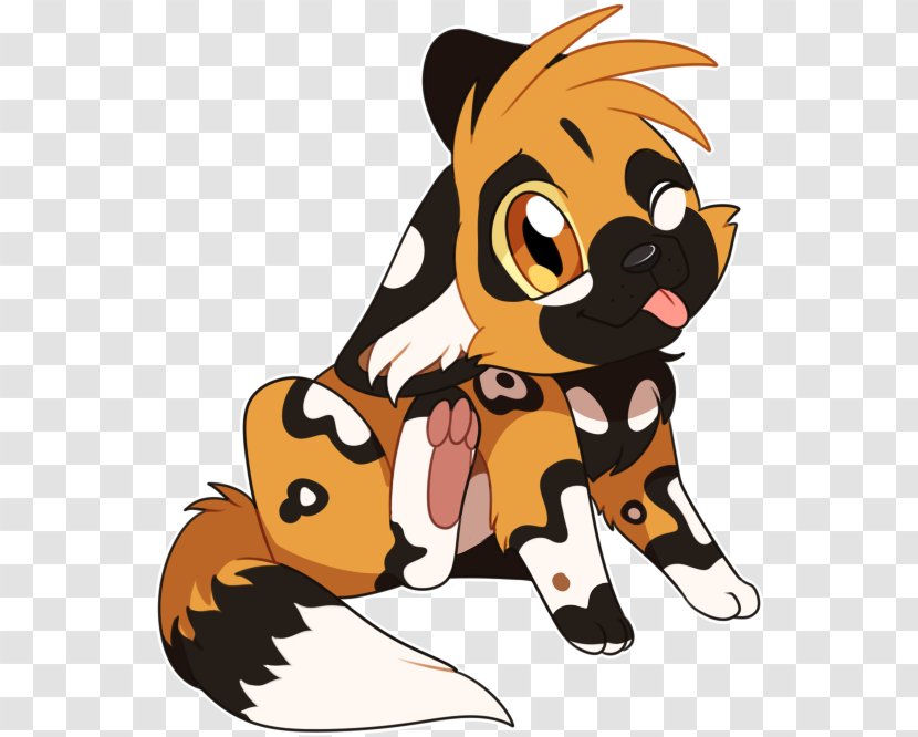 Whiskers Puppy African Wild Dog Breed Tiger - Big Cats Transparent PNG