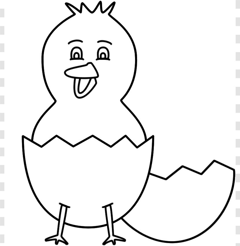 Chicken The Easter Chick Coloring Book Infant - Cartoon - Pictures Transparent PNG