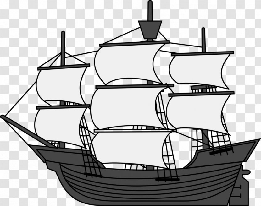 Sailing Ship Sailboat Clip Art - Fluyt - Sail Transparent PNG