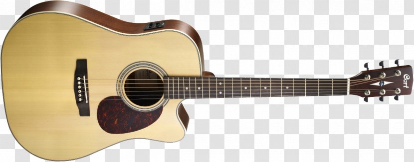 Acoustic-electric Guitar Cutaway Cort Guitars Acoustic - Tree Transparent PNG