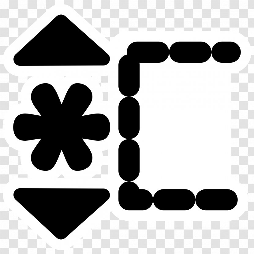 Clip Art - Black And White Transparent PNG