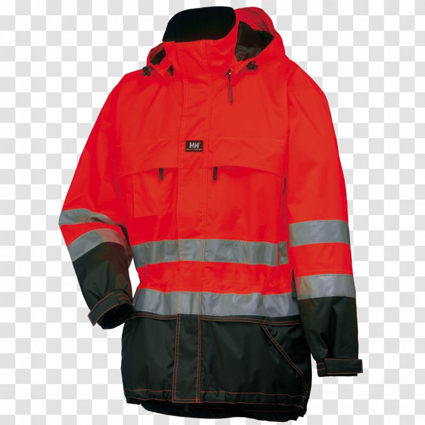 High-visibility Clothing Helly Hansen Workwear Jacket Parka Transparent PNG