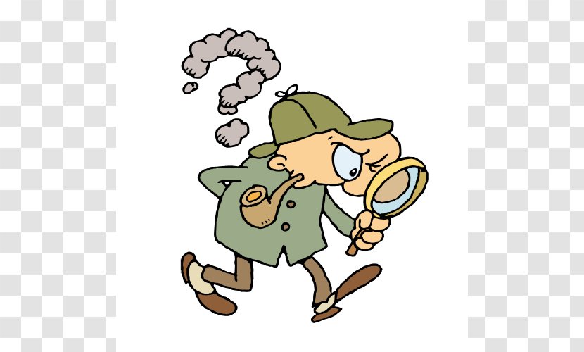 Sherlock Holmes Detective Magnifying Glass Clip Art - With Clipart Transparent PNG
