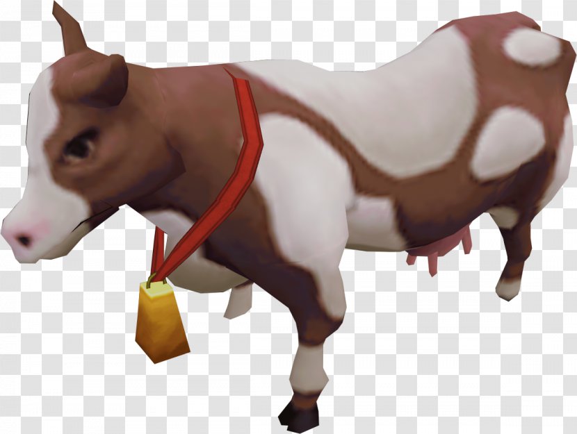 Salers Cattle White Park Hereford RuneScape Milk - Cow Transparent PNG