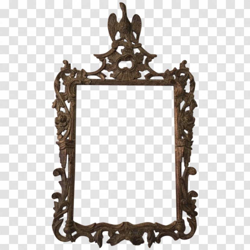 Picture Frames Rocaille Chinese Chippendale Mirror Rococo - Designer - Style Wooden Vase On The Table Transparent PNG