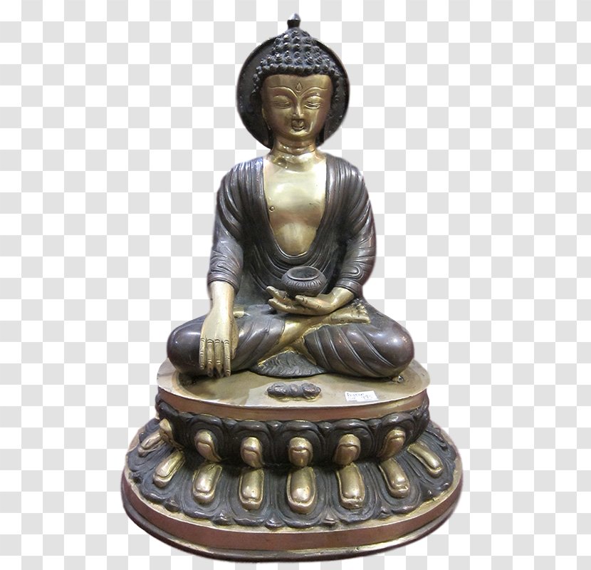 Gautama Buddha Bronze Sculpture Statue - Buddhist Material Transparent PNG
