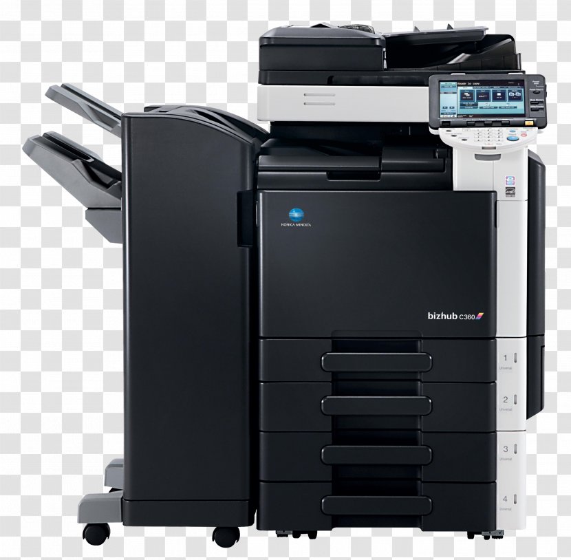 Konica Minolta Photocopier Multi-function Printer Printing - Electronics Transparent PNG