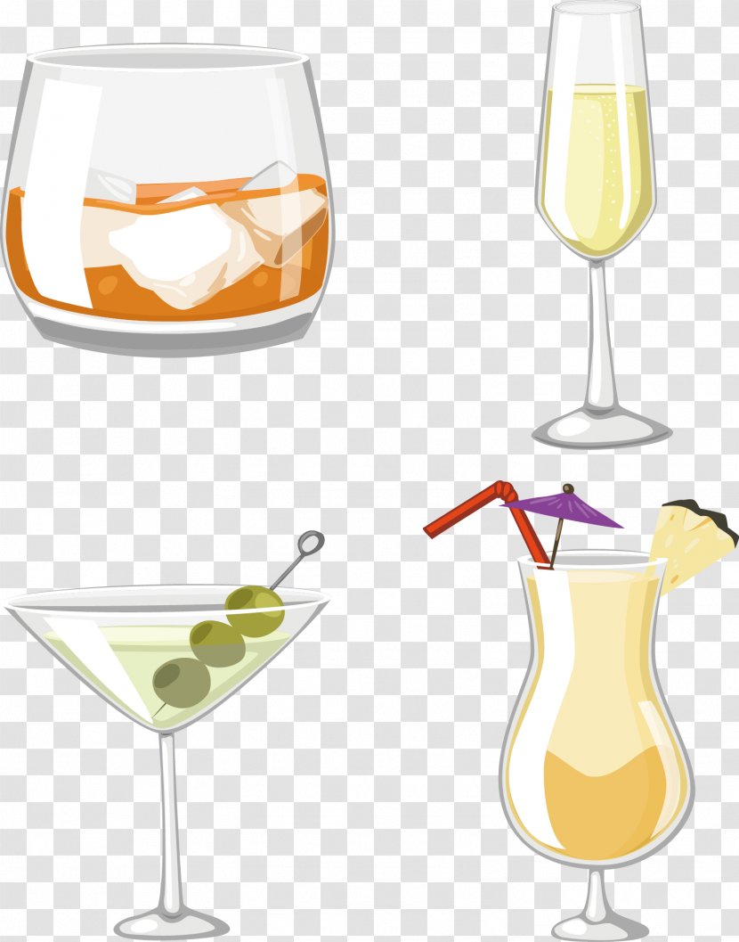 Whisky Cocktail Non-alcoholic Drink - Drinkware - Elements Transparent PNG