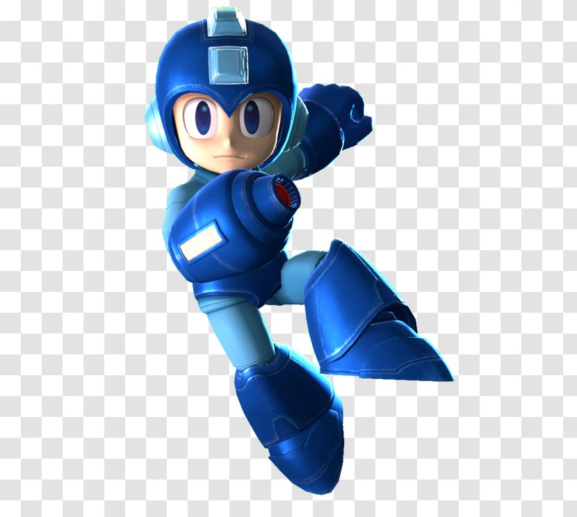Mega Man 3 X Star Force Rendering - Figurine - Electric Blue Transparent PNG