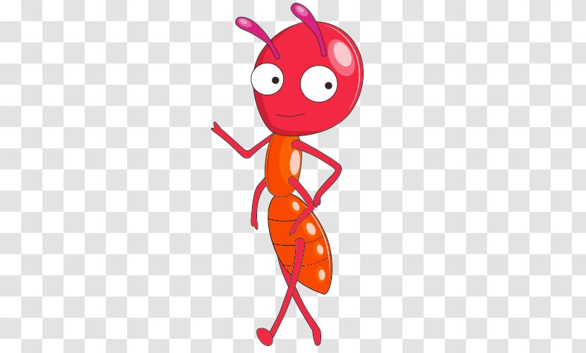 Ant Cartoon Insect Animation - Watercolor - Small Ants Material Transparent PNG
