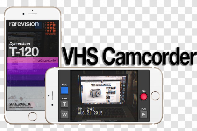VHS Feature Phone Camcorder Betamax Handheld Devices - Mobile Device - Vhs Transparent PNG