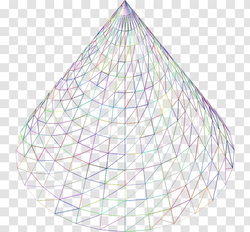 Wire-frame Model Website Wireframe Wiring Diagram Low Poly - Area - Cone Transparent PNG