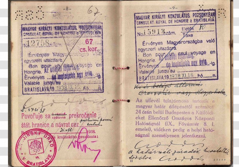 Identity Document - Paper - Mussolini Transparent PNG