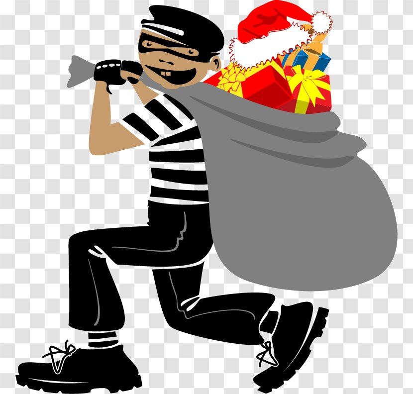 Santa Claus Christmas Gift - Profession - Vector Thief Transparent PNG