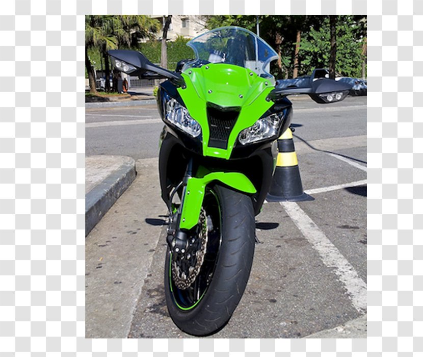 Wheel Motorcycle Car Kawasaki Ninja ZX-10R - Vehicle Transparent PNG