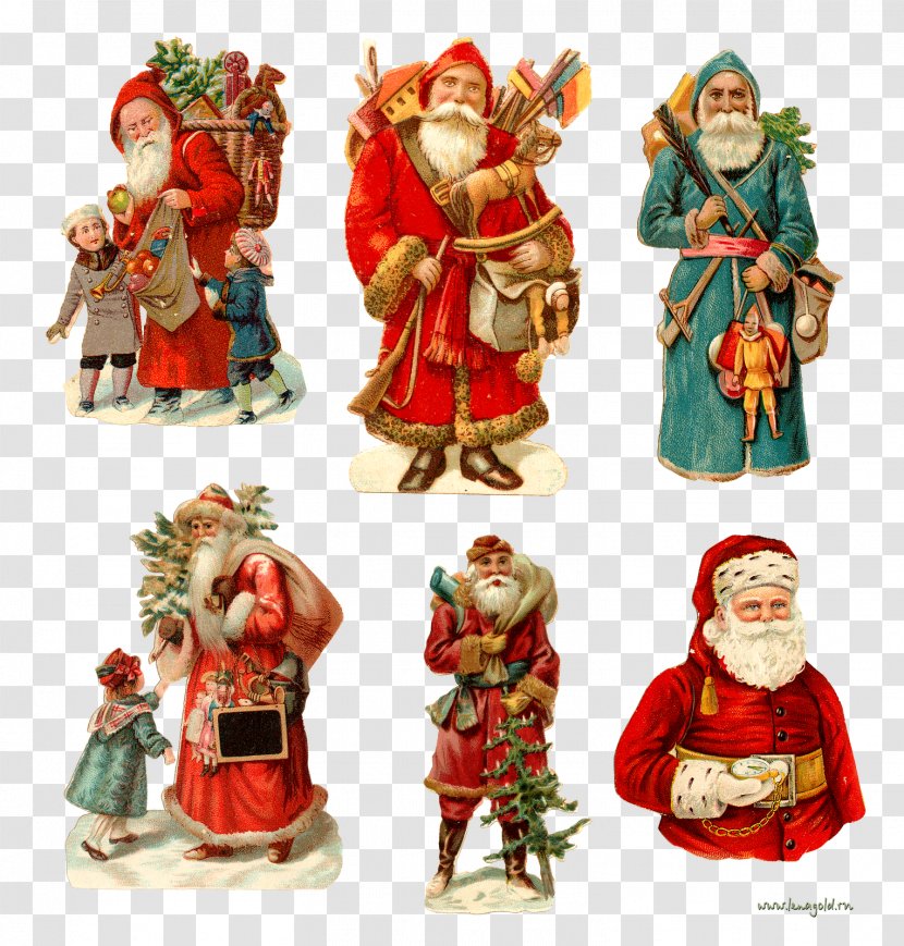 Santa Claus Christmas Ornament Decoration Costume Design Transparent PNG