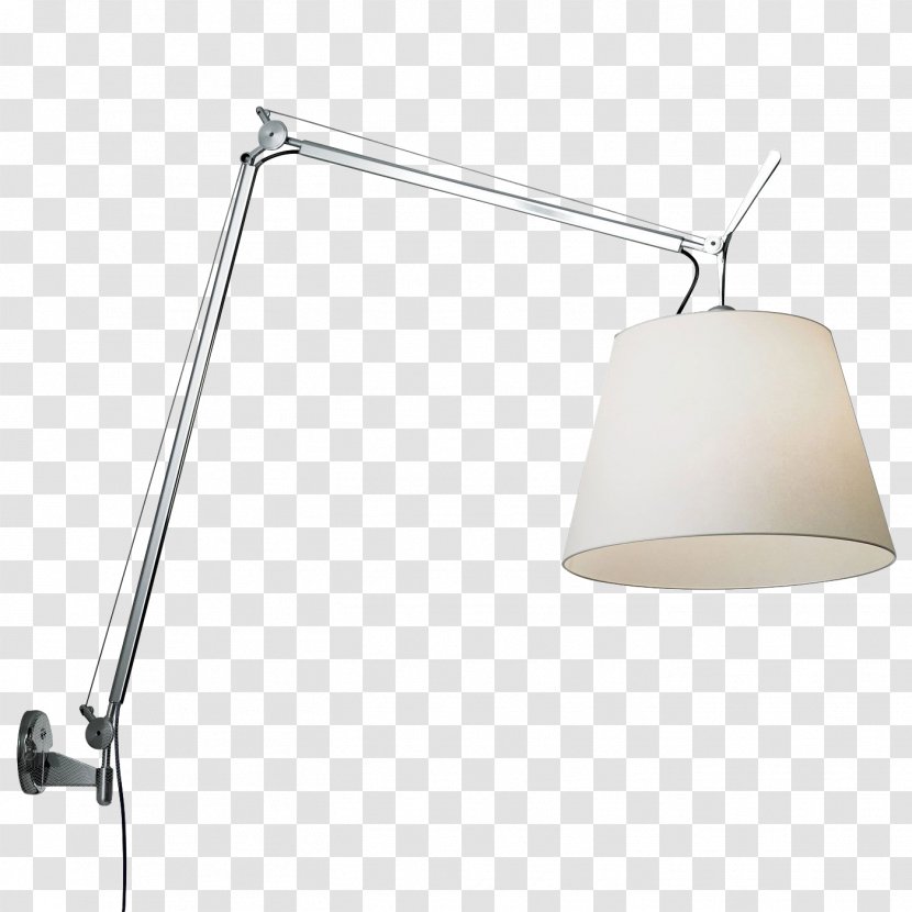 Light Fixture Artemide Tolomeo Desk Lamp Lighting - Copper Wall Transparent PNG