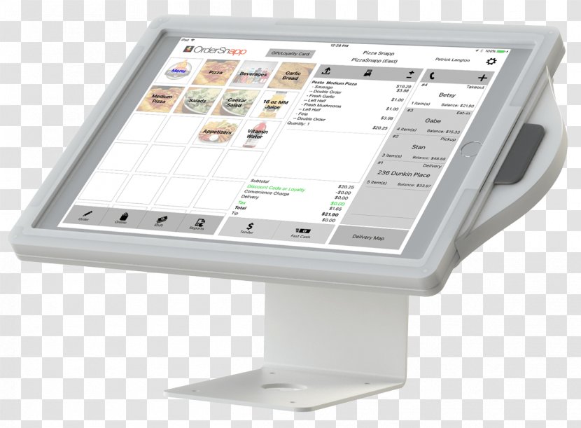 Point Of Sale Sales Industry Retail - Tablet Computers - Computer Monitor Accessory Transparent PNG